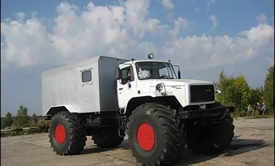 Вездеход на шинах Бел-44