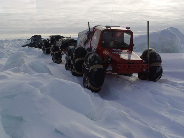 Вездеход на шинооболочках ОШ-1