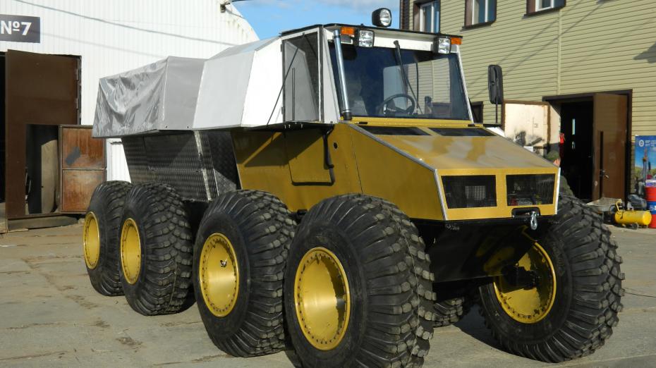 Вездеход на шинах Я-140