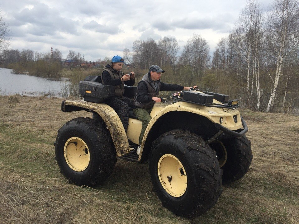 Квадроцикл на шинах низкого давления Ф-76-1М 1100×400-20, 4 слоя