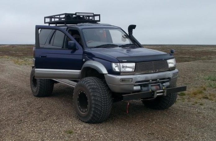 Toyota Land Cruiser на шинах низкого давления «Шаина-2» 900×500-16