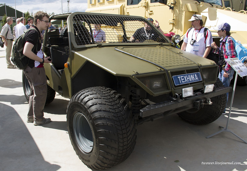 Вездеход ВКТС «Охотник-2» на шинах низкого давления «Шаина-2»